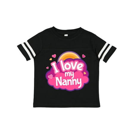 

Inktastic I Love My Nanny Grandchild Gift Toddler Toddler Girl T-Shirt