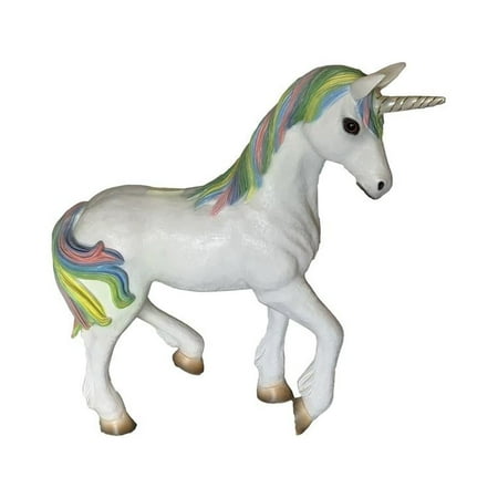 35.75"H Unicorn Small Rainbow Novelty Collectable Decor