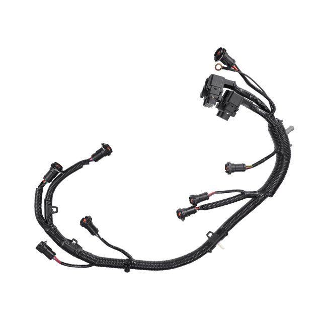 Unique Bargains 1 Pcs Car Fuel Injector Engine Wire Harness Replacement for Ford F250 F350 F450 F550