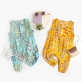 thumbnail image 3 of Mamelucos Gibobby para Bebé niño polar recién nacido mono de verano estampado de amor Floral Amarillo 18-24 Meses, 3 of 5