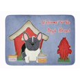 thumbnail image 1 of Dog House French Bulldog Black & White Machine Washable Memory Foam Mat, 1 of 1