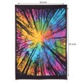 thumbnail image 5 of Multicolor Hippie Mandala Tapestry Poster Multi-styles Indian Wall Hanging Hippie Poster, 40x30 inches, 5 of 5