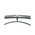 thumbnail image 3 of Metal Garden Arch with black powder coated 3.6ft Length x 1.47ft Width x 7.5ft Height Climbing Plants Support Arch Outdoor Black Garden Arbors, 3 of 7