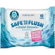 to Flush Moist Tissues, Made of 100% paper and an Organic and Natural formula with Aloe Vera and Hazel, Sewer , Flushable Wipes (480 Count)