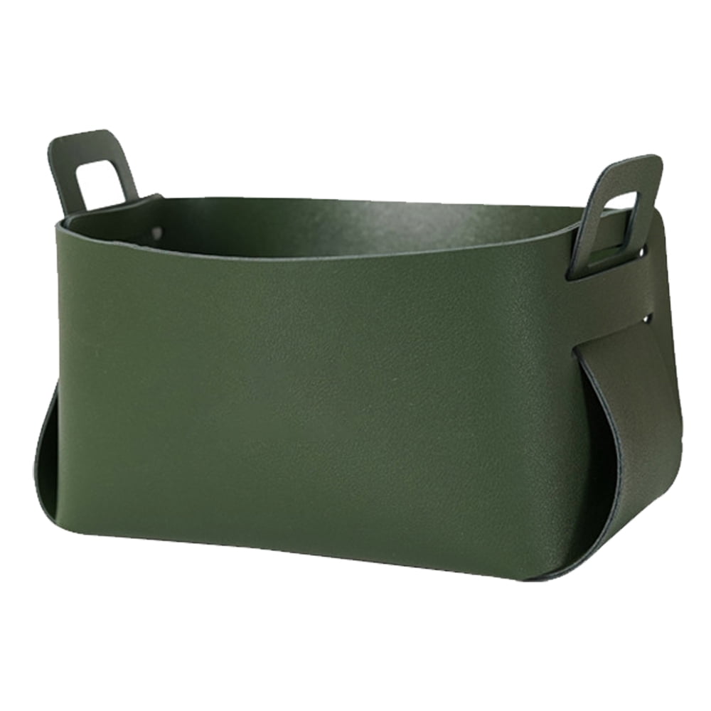 Belle Vous Vide Poche En Faux Cuir Marron à 6 Compartiments - Rangement Clef, Portefeuille, Téléphone, Montres, Accessoires, Argent, Boutons De Manchette - Plateau Pour Chevet Et Bureau