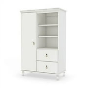 South Shore Moonlight Door Chest in Pure White