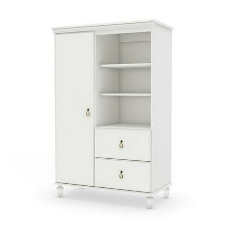 South Shore Moonlight Door Chest in Pure White