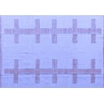 thumbnail image 1 of Ahgly Company Machine Washable Indoor Rectangle Solid Blue Modern Area Rugs, 8' x 12', 1 of 4