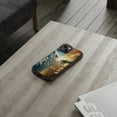 thumbnail image 2 of DistinctInk Clear Hybrid Case for Apple iPhone 13 Mini (5.4" Screen) - Romans 5:1 - Raised Bezel Screen Guard, 2 of 8