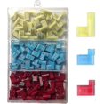thumbnail image 1 of 100 Pieces 90 Degree Nylon Fully Insulated Flag Terminal, Quick Disconnect Female Terminal, F Type Push In Electrical Connector 12-10 AWG/ 22-14 AWG (, 1 of 5