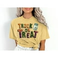 thumbnail image 3 of Women's Trick or Treat Eyeballs Spiderweb Halloween T-Shirt, 3 of 10