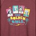 thumbnail image 3 of Golden Girls - Retro Logo Group - Women's Lightweight French Terry Long Sleeve Shirt, 3 of 5