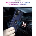thumbnail image 3 of Grade Drop Impact for Samsung Galaxy S22 Ultra Case Galaxy S22 Ultra 5G Case 360 Metal Rotating Ring Kickstand Holder  Heavy Duty Shockproof Case for Galaxy S22 Ultra Phone Case (Blue), 3 of 17