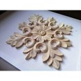 thumbnail image 2 of Flower Carving Wooden Pieces Creative Wood Crafts Home Decor Fashion Wood Chips, 2 of 3