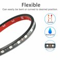 thumbnail image 6 of PVUEL 4 Pcs LED Car Interior Strip Lights Atmosphere Neon Lamp APP Remote Control With Sound Active Function, 6 of 11