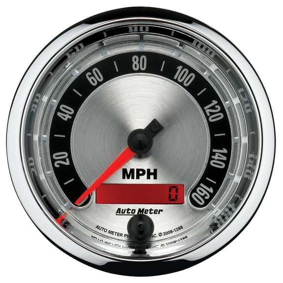 AUTO METER 1288 3-3/8IN SPEEDO, 160 MPH, PROGRAMMABLE, AM MUSCLE