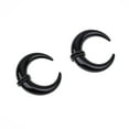 thumbnail image 3 of Traje expansor de oreja de cuerno Traje de aurícula de cuerno de cono puntiagudo acrílico Expansor de oreja en forma de media luna, 3 of 6