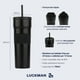 thumbnail image 4 of Vaso Térmico LUCKMAN Acero Inoxidable 700ML Doble Aislamiento Hermético Antigoteo Modelo Alfie Negro, 4 of 5