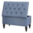 thumbnail image 4 of Abble 29 Inch Upholstered Storage Bench, 4 of 7