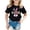 Black, variant on MIXUE Toddler Girls Tops & T-Shirts Kids Summer Cute Easter Bunny Print Round Neck Short Sleeve Pullover T Shirts Activewear,Black,2-3 Years