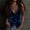 Blue, variant on Vintage Velvet Vest for Women V Neck Cropped Sleeveless Casual Button Down Waistcoat Tops Regular Fitted Jacket Waistcoat Summer Trendy Going Out suits For Womens Fashion Womens Tops Army Green L
