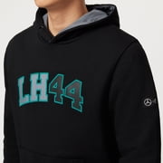 Mercedes AMG Petronas F1 Lewis Hamilton Hooded Sweatshirt - Black/Purple
