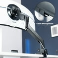 thumbnail image 2 of VIVO Black Pneumatic Arm Single Ultrawide Computer Monitor Desk Mount, 2 of 8