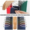 thumbnail image 6 of Topekada 2 Pack Tie Hanger Tank Top Hanger,Wooden 48 Hooks Hanger Set,Tie Rack,Belt Organizer for Closet,with Upgraded 360 Degree Rotating,Multiuse Hanger for Bras,Tank Tops,Camisoles(Nature), 6 of 7