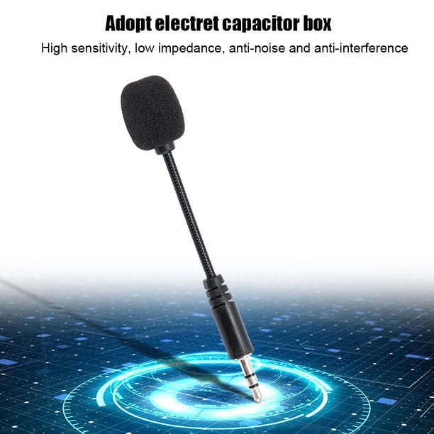 Paquete De 3 Mini Micrófono Para Teléfono De Computadora, Micrófono Extendido Flexible Ajustable, Cancelación De Ruido, Plug And Play Para Grabación, KTV, Radio Y TV