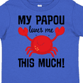 thumbnail image 4 of Inktastic My Papou Loves Me Boys or Girls Toddler T-Shirt, 4 of 5