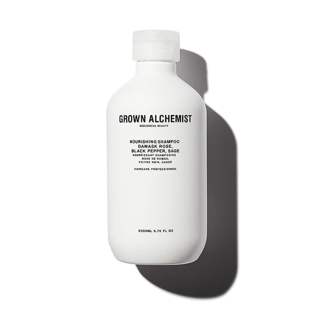 Champú Grown Alchemist Nourishing 200 ml rosa de damasco pimienta negra