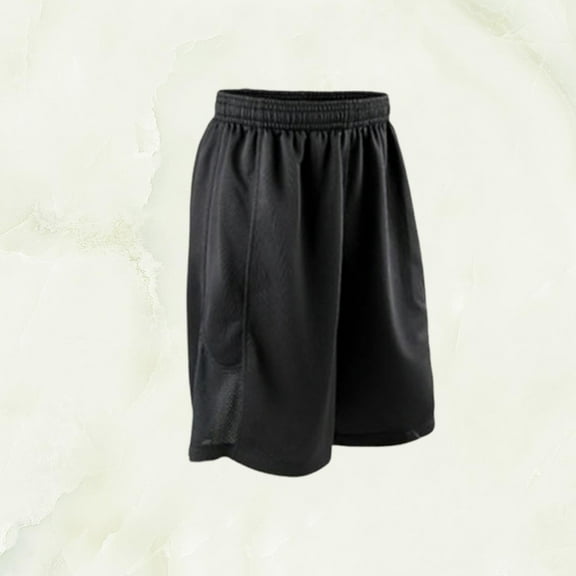 LULULION Men Black Beach Shorts Comfortable Quick Dry Fabric for Running and Yoga