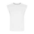 thumbnail image 6 of MKOSPLRT Girls Short Sleeve T Shirts Kids Summer Tops Sleeveless Crew Neck Lounge Tees Solid Color Comfy Tanks Loose Fit Tshirts 5-13Y, 6 of 9