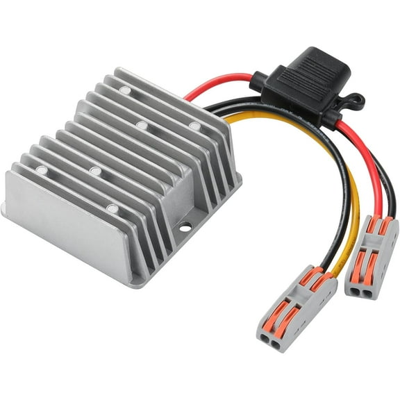 MZHOU 240W DC-DC Buck Converter 24V to 12V 20A - Waterproof Buck Converter for Trucks, RVs, Golf Carts, Solar Systems - Thermal/Short Circuit Protection