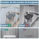 thumbnail image 4 of Regaderas para Baño de Lluvia Alta Presion, 8" Cabeza de Ducha de Lluvia, Ducha de Mano de 5 Modos Rociado, Ajustable con Soporte, Antifugas, Manguera de 1.5 m, 4 of 7