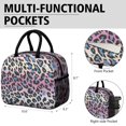 thumbnail image 6 of Womens Pink and Blue Of Leopard Print Lunch Box for Work,Insulated Lunch Bag for Women,Loncheras Para Mujer,Leakproof Adult Lunch Bag for Work,Beach,Travel,Picnic,Camping, 6 of 7