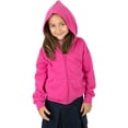 thumbnail image 2 of Leveret Kids & Toddler Boys Girls Sweatshirt Hoodie Jacket Variety of Colors (Size 2-14 Years) (Hot Pink, 12 Years), 2 of 4