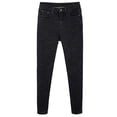 thumbnail image 4 of Txlixc Jeans de bolsillo de lana de cintura alta para adultos de invierno Txlixc moda, 4 of 9