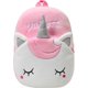 thumbnail image 1 of Mochila infantil para niñas, bonita mochila escolar con diseño de animales de peluche en 3D, ideal para guarderías y bebés con diseño de unicornio., 1 of 5