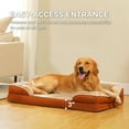 thumbnail image 6 of PAWZ Road Orthopedic Dog Bed Removable Washable Cover Non-Slip Bottom Dog Sofa Bed, S-XL, Khaki, 6 of 18