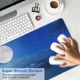 thumbnail image 4 of Lunar Luxury with Large Moonlight Gaming Mouse Pad - 31.5 x 11.8 inches, Superior Micro-Weave Cloth, Non-Slip Base, Stitched Edges, Water Resistant for Gamers, Office & Home, 4 of 7