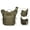 Military green, variant on Mountaineering One Shoulder Outdoor Tactical Bag Multi Functional Military Fan Accessory Bag,Black