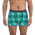 thumbnail image 4 of Wukai Funny Chicken Print Men’s Underwear Breathable Boxer Briefs,&nbsp;Moisture Wicking & Breathable-, 4 of 7