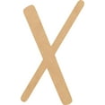 thumbnail image 1 of Blank MDF Letter 3'' Tall Hometown DIY X, Paintable Alphabet A-Z, 1 of 3