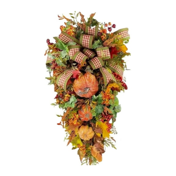 Floral Wreath For Holiday Festive Door With Natural For Celebrations And Seasonal Gatherings Wreath with Flowers 36" Wreath Fall Wreath Small Christmas Wreaths for Doors Wreath Christmas Holder Wreath