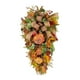 thumbnail image 1 of Corona floral para puertas festivas, con un aspecto natural perfecto para celebraciones y reuniones estacionales., 1 of 6