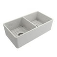 thumbnail image 3 of Barclay Langley 33'' x 18'' Double Basin Farmhouse Kitchen Sink, 3 of 6