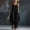 *Black, variant on Women's Sleeveless Jumpsuit with Pockets,Casual Loose Fit Wide Leg Jumpsuit for Summer Dark Gray,Women's Plus L
