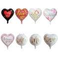thumbnail image 2 of tredstone Wedding Heart shaped Love Aluminum Film Balloon, 2 of 9