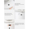 thumbnail image 3 of Humidificador De Niebla Fría 3 En 1 Con Ventilador Función De Luz Nocturna Humidificadores Pequeños Humidificadores De Escritorio De Funcionamiento Silencioso Para El Hogar Dormitorio Coche Oficina Yuarrent HA026682-01, 3 of 7